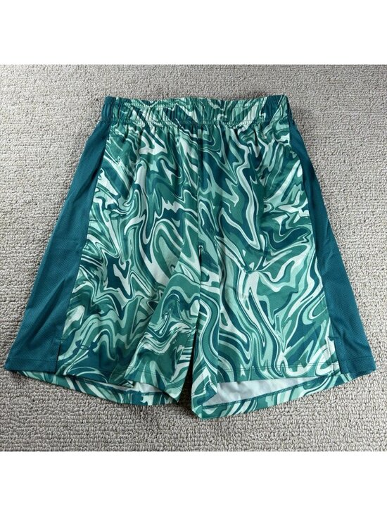 Under armour Other - Under Armour UA Train Stretch 2.0 Marble Print Shorts Green Men's Size Small